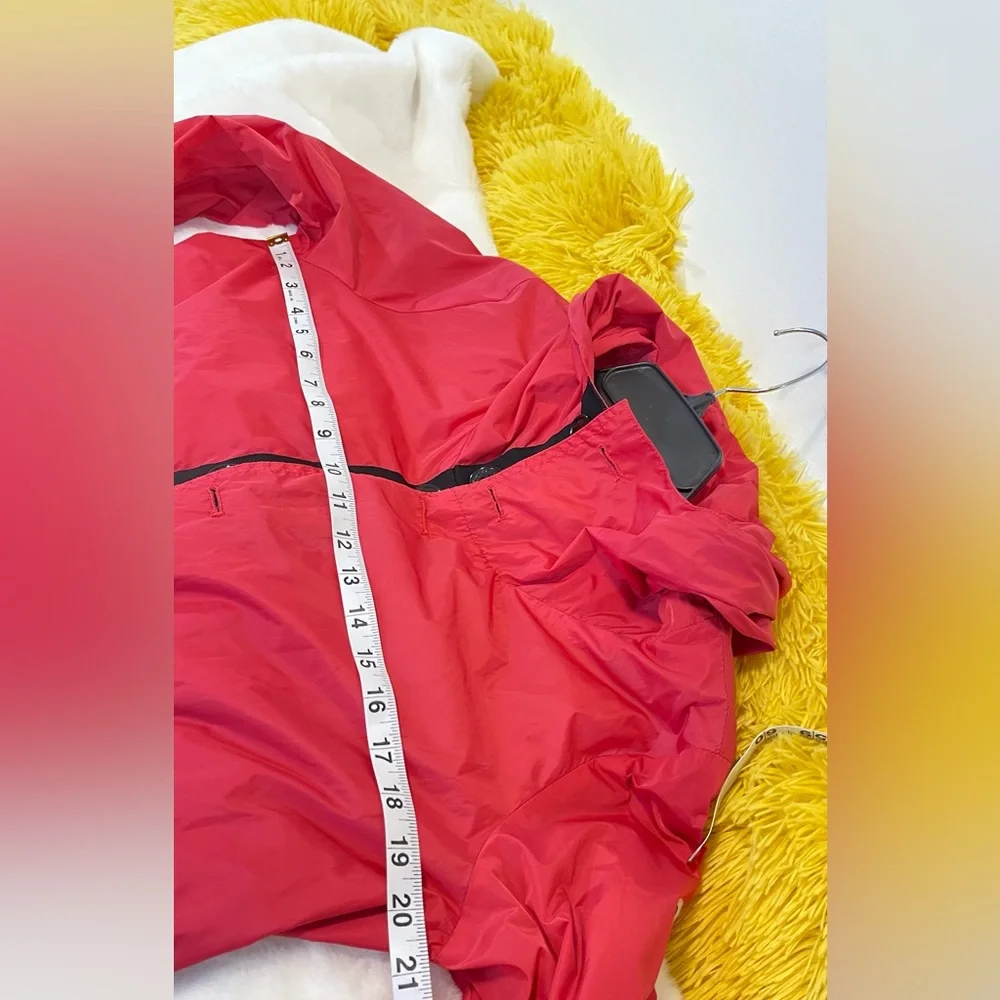Moncler Vibrant Red/Pink windbreaker Jacket size small - Picture 7 of 12